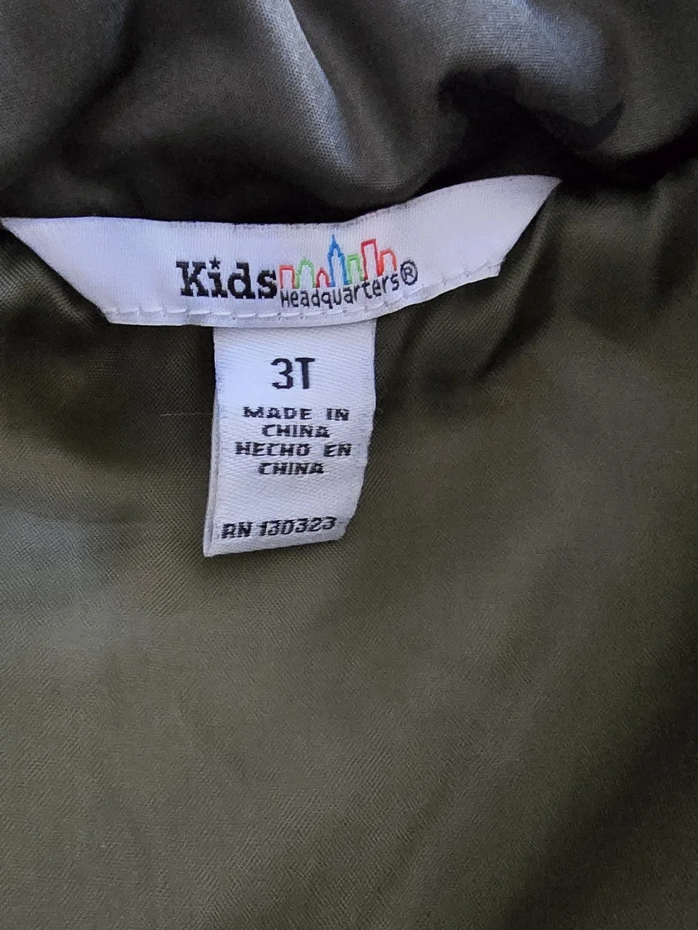 Kids Headquarters Dinosaur Puffer Jacket - Size 3T